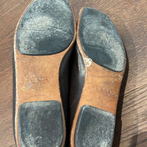 Prada Men’s Brown Slip On Dress Shoes Size 7.5 main image 7